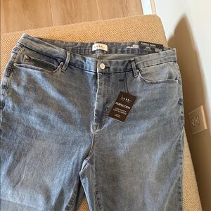 Nicole Miller Women's Denim Straight Leg Jeans